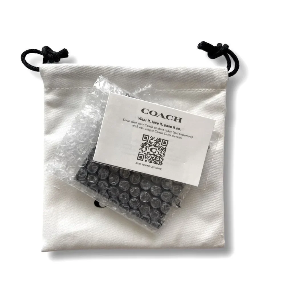 Coach Signature C Stud Earrings Set of Two • NWT - Picture 7 of 9